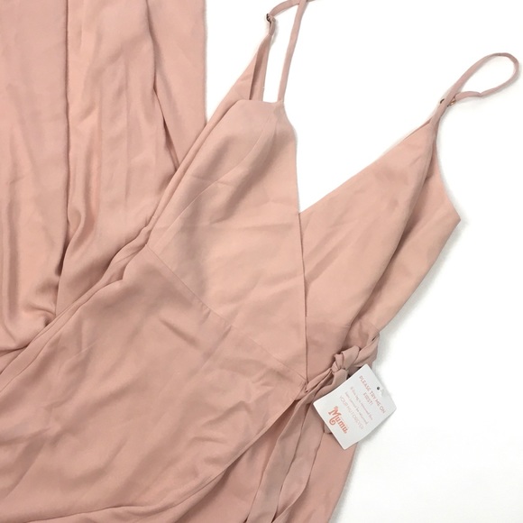 Show me your mumu mariah wrap dress dusty blush - Picture 3 of 4
